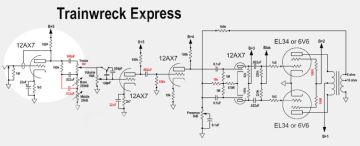 Trainwreck Express ;Version 1 schematic circuit diagram